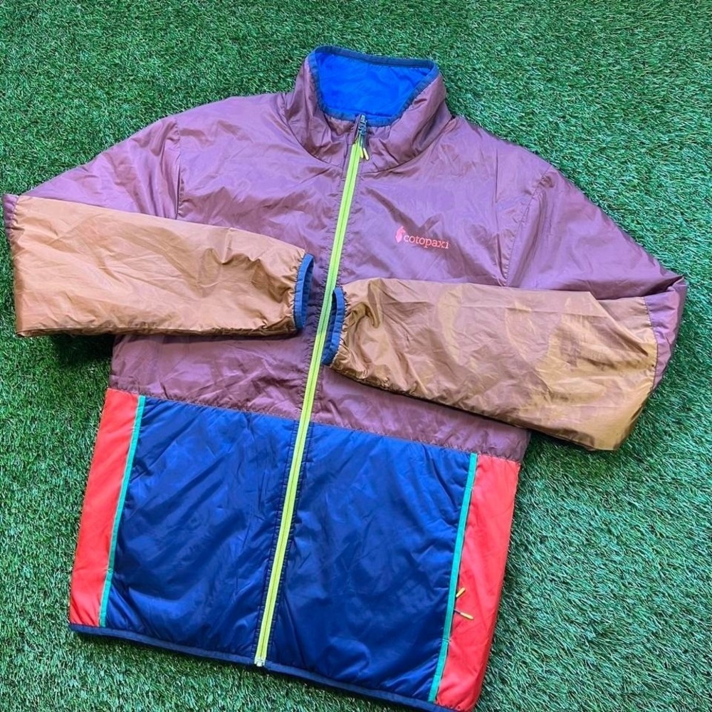 Cotopaxi Teca Calido Insulated Hooded Jacket Reversible Full Zip Men's Size L